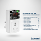 LEYDEN® LE-VAP 16A Smart Voltage Protection Plug | 220VAC | Under & Over Voltage + Over Current Protection | Dry Run Protection | Off Timer & Cyclic Timer (1-999 Minutes) | 4000V Surge Protection | For AC, Water Pump, Freezer, Geyser, Heater LEYDEN® LE-VAP 16A Smart Voltage Protection Plug | 220VAC | Under & Over Voltage + Over Current Protection | Dry Run Protection | Off Timer & Cyclic Timer (1-999 Minutes) | 4000V Surge Protection | For AC, Water Pump, Freezer, Geyser, Heater