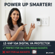 LEYDEN® LE-VAP 16A Smart Voltage Protection Plug | 220VAC | Under & Over Voltage + Over Current Protection | Dry Run Protection | Off Timer & Cyclic Timer (1-999 Minutes) | 4000V Surge Protection | For AC, Water Pump, Freezer, Geyser, Heater LEYDEN® LE-VAP 16A Smart Voltage Protection Plug | 220VAC | Under & Over Voltage + Over Current Protection | Dry Run Protection | Off Timer & Cyclic Timer (1-999 Minutes) | 4000V Surge Protection | For AC, Water Pump, Freezer, Geyser, Heater