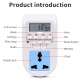LEYDEN AL-06 Digital Timer Socket 10A 220V AC | Energy Saving Programmable Timer Plug | 16 ON/OFF Programs Per Day | Clock Time Based Automatic Timer Switch | Rechargeable Battery Backup LEYDEN AL-06 Digital Timer Socket 10A 220V AC | Energy Saving Programmable Timer Plug | 16 ON/OFF Programs Per Day | Clock Time Based Automatic Timer Switch | Rechargeable Battery Backup