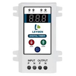 LEYDEN® TM-CYC CSM 15A, 230 Volt AC (1 to 999 Sec./Min.) ON/Off Digital Cyclic Timer & Auto Stop Countdown Timer for Fogger, Hydroponics, Irrigation, Motor, Geyser, Heater, Oven, Water Pump, Etc. LEYDEN® TM-CYC CSM 15A, 230 Volt AC (1 to 999 Sec./Min.) ON/Off Digital Cyclic Timer & Auto Stop Countdown Timer for Fogger, Hydroponics, Irrigation, Motor, Geyser, Heater, Oven, Water Pump, Etc.