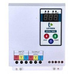 LEYDEN® TM-CYCTP 40A, 440VAC, Three Phase Cyclic & Auto OFF Digital Timer Switch 1-999 Minutes/Seconds ON/OFF Timer Switch For Motor, Irrigation, Hydroponic System