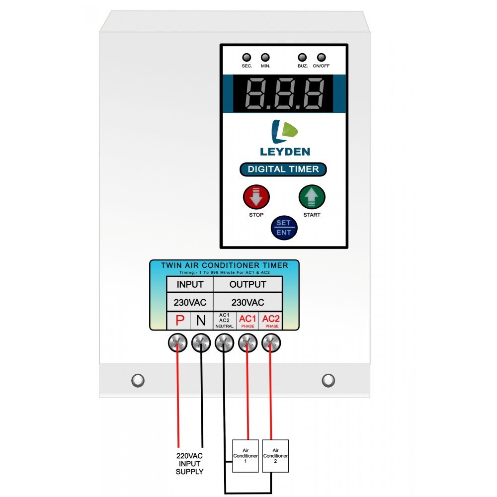 Dat Sensor For Ac LEYDEN® TM-DAT 30A, 220VAC, 1-999 Minutes On Off Digital Timer Switch ...