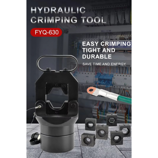 LEYDEN® FYQ-630, 150-630mm² Hydraulic Hose Crimping Tool, 35 Ton Pressure Hexagonal Crimping Tool With CP 700 Manual Hydraulic Pump, Heavy Duty HYdraulic Crimping Tool LEYDEN® FYQ-630, 150-630mm² Hydraulic Hose Crimping Tool, 35 Ton Pressure Hexagonal Crimping Tool With CP 700 Manual Hydraulic Pump, Heavy Duty HYdraulic Crimping Tool