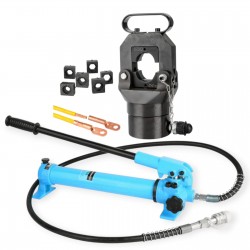 LEYDEN® FYQ-630, 150-630mm² Hydraulic Hose Crimping Tool, 35 Ton Pressure Hexagonal Crimping Tool With CP 700 Manual Hydraulic Pump, Heavy Duty Hydraulic Crimping Tool