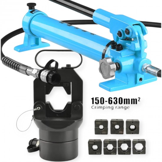 LEYDEN® FYQ-630, 150-630mm² Hydraulic Hose Crimping Tool, 35 Ton Pressure Hexagonal Crimping Tool With CP 700 Manual Hydraulic Pump, Heavy Duty HYdraulic Crimping Tool LEYDEN® FYQ-630, 150-630mm² Hydraulic Hose Crimping Tool, 35 Ton Pressure Hexagonal Crimping Tool With CP 700 Manual Hydraulic Pump, Heavy Duty HYdraulic Crimping Tool