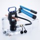 LEYDEN FYQ-400B Hydraulic Crimping Tool 16-500mm² with CP-180 Pump, 1 Meter Hose & 13 Dies, Heavy Duty Cable Lug Crimper for Copper & Aluminium Lugs, Metal Box