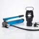 LEYDEN FYQ-400B Hydraulic Crimping Tool 16-500mm² with CP-180 Pump, 1 Meter Hose & 13 Dies, Heavy Duty Cable Lug Crimper for Copper & Aluminium Lugs, Metal Box