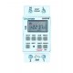 LEYDEN® LE630S Digital Timer Switch, 30A 220VAC Volt Free Output 20 ON/OFF Programs Daily & Weekly with 1-Second Interval Cyclic & Delay Function (1s–24h) Rechargeable Battery Backup for Lights, Motors, Fans, Heaters, Irrigation & Fogger