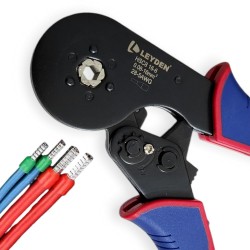 LEYDEN® HSC8 16-6, 0.08-16mm², AWG28-5 Hexagonal Self Adjusting Crimping Plier Ratcheting Ferrule Crimper Tool LEYDEN® HSC8 16-6, 0.08-16mm², AWG28-5 Hexagonal Self Adjusting Crimping Plier Ratcheting Ferrule Crimper Tool