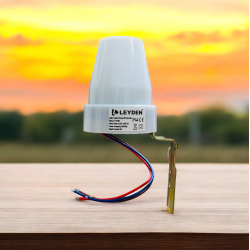 LEYDEN® LS-PC302 220VAC, 10A Auto Day/Night On & Off Photocell, LDR Sensor Switch for Lighting Water Proof (Photocell - Sensor 10A (Set of 1)