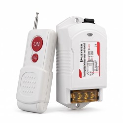 LEYDEN LE-RFC1KM 220VAC 30A RF Remote Control Switch up to 1000m Open Land Range, Heavy Duty Wireless ON/OFF Switch for 2HP Motor, Water Pump, Agriculture, Manual Button LEYDEN LE-RFC1KM 220VAC 30A RF Remote Control Switch up to 1000m Open Land Range, Heavy Duty Wireless ON/OFF Switch for 2HP Motor, Water Pump, Agriculture, Manual Button