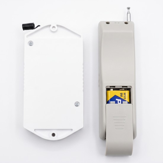 LEYDEN LE-RFC3KM 220VAC 30A RF Remote Control Switch up to 3000m Open Land Range, Heavy Duty Wireless ON/OFF Switch for 2HP Motor, Water Pump, Agriculture, Manual Button