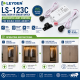 LEYDEN LS-123C Dual Door IR Sensor Switch, 220-240VAC, Automatic Wardrobe Cabinet Light Sensor, Dual Door Open/Close Motion Sensor for Wardrobe, Kitchen Cabinet, Closet, Office Furniture, 5A, 200W LED