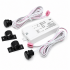 LEYDEN LS-123C Dual Door IR Sensor Switch, 220-240VAC, Automatic Wardrobe Cabinet Light Sensor, Dual Door Open/Close Motion Sensor for Wardrobe, Kitchen Cabinet, Closet, Office Furniture, 5A, 200W LED