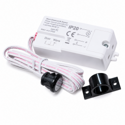 LEYDEN LS-124D IR Sensor Switch 220-240VAC | Dual Mode Door & Hand Wave IR Sensor | 200W LED | Wardrobe, Kitchen Cabinet, Closet, Mirror Light & Furniture Lighting