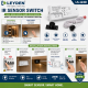 LEYDEN LS-124D IR Sensor Switch 220-240VAC | Dual Mode Door & Hand Wave IR Sensor | 200W LED | Wardrobe, Kitchen Cabinet, Closet, Mirror Light & Furniture Lighting LEYDEN LS-124D IR Sensor Switch 220-240VAC | Dual Mode Door & Hand Wave IR Sensor | 200W LED | Wardrobe, Kitchen Cabinet, Closet, Mirror Light & Furniture Lighting