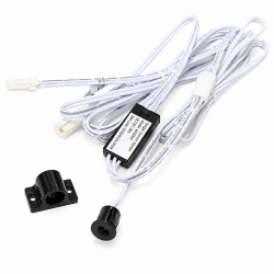 LEYDEN LS-IR10 DC 12V-24V IR Wardrobe Door Sensor Switch | Automatic ON/OFF Cabinet Light Sensor | For LED Strip Lights, Closet, Cupboard, Kitchen Cabinet, Display Shelf & Furniture Lighting