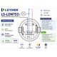 LEYDEN LS-LDN753 220-240V AC 5.8GHz Microwave Motion Sensor | 360° Concealed Ceiling Mount Occupancy Sensor | Adjustable Time Delay, Lux & Sensitivity | 1200W Incandescent & 300W LED Load LEYDEN LS-LDN753 220-240V AC 5.8GHz Microwave Motion Sensor | 360° Concealed Ceiling Mount Occupancy Sensor | Adjustable Time Delay, Lux & Sensitivity | 1200W Incandescent & 300W LED Load