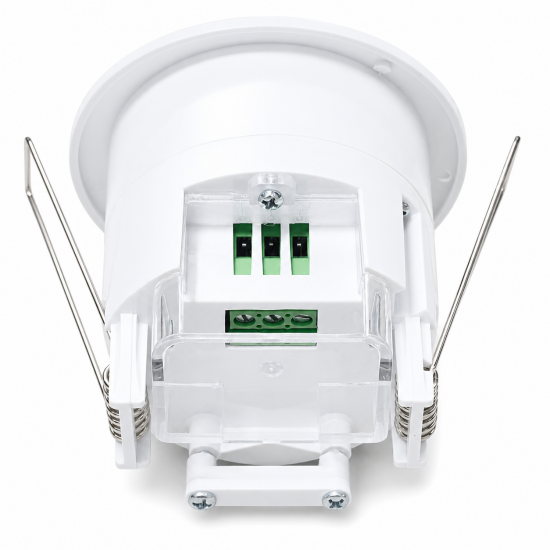 LEYDEN LS-LDN753 220-240V AC 5.8GHz Microwave Motion Sensor | 360° Concealed Ceiling Mount Occupancy Sensor | Adjustable Time Delay, Lux & Sensitivity | 1200W Incandescent & 300W LED Load