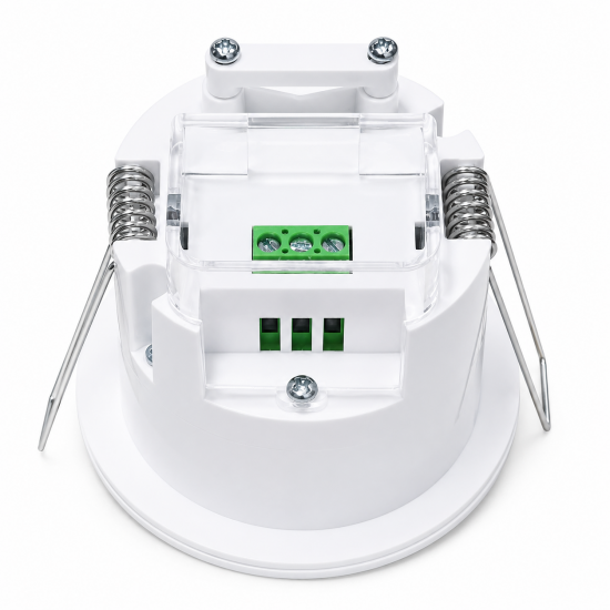 LEYDEN LS-LDN753PS 220-240VAC Microwave Presence Motion Sensor | 5.8GHz Radar Breathing Sensor | 360° Ceiling Mount Occupancy Detector | Adjustable Time Delay & Lux | 600W LED Load