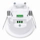 LEYDEN LS-LDN753PS 220-240VAC Microwave Presence Motion Sensor | 5.8GHz Radar Breathing Sensor | 360° Ceiling Mount Occupancy Detector | Adjustable Time Delay & Lux | 600W LED Load