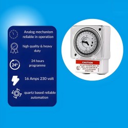 LEYDEN® SL-189 230VAC Analog Quartz Timer SwitchDIN Rail Mounted Timer Switch Dial Type LEYDEN® SL-189 230VAC Analog Quartz Timer SwitchDIN Rail Mounted Timer Switch Dial Type