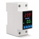 LEYDEN LE-VAP 63A Adjustable Over Under Voltage Protector with Over Current Protection | 220-240VAC Single Phase | DIN Rail Voltage Protection Relay | 1-999 Second Delay | Home, Office, Industrial & Commercial Use LEYDEN LE-VAP 63A Adjustable Over Under Voltage Protector with Over Current Protection | 220-240VAC Single Phase | DIN Rail Voltage Protection Relay | 1-999 Second Delay | Home, Office, Industrial & Commercial Use