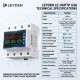 LEYDEN LE-VAPTP 63A Three Phase Voltage & Overload Protector | Adjustable Under/Over Voltage & Over Current Protection | 1-999 Sec Power-On & Recovery Delay | Phase Sequence | Password Protection