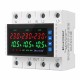 LEYDEN LE-VAPTP 63A Three Phase Voltage & Overload Protector | Adjustable Under/Over Voltage & Over Current Protection | 1-999 Sec Power-On & Recovery Delay | Phase Sequence | Password Protection