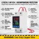 LEYDEN LE-VAP 63A Adjustable Over Under Voltage Protector with Over Current Protection | 220-240VAC Single Phase | DIN Rail Voltage Protection Relay | 1-999 Second Delay | Home, Office, Industrial & Commercial Use LEYDEN LE-VAP 63A Adjustable Over Under Voltage Protector with Over Current Protection | 220-240VAC Single Phase | DIN Rail Voltage Protection Relay | 1-999 Second Delay | Home, Office, Industrial & Commercial Use