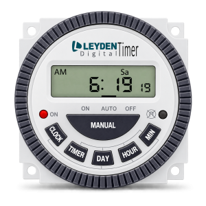 LEYDEN LE-RFC3KM 220VAC 30A RF Remote Control Switch up to 3000m Open Land Range, Heavy Duty Wireless ON/OFF Switch for 2HP Motor, Water Pump, Agriculture, Manual Button