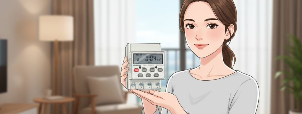 LEYDEN® KG316TJ, 30A, 220/230VAC, 50Hz Digital Timer Switch for Electrical ON Off, 16 On Off Program Per Day, Manual Start ON-Off Delay & Cyclic Timer Switch