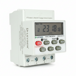 LEYDEN® KG316TJ, 30A, 220/230VAC, 50Hz Digital Timer Switch for Electrical ON Off, 24 On Off Program Per Day, Manual Start ON-Off Delay & Cyclic Timer Switch