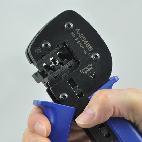 LEYDEN® A-2546B 2.5-6.0mm², AWG26-10 Self Adjusting MC4 Connector Crimping Tool For Solar Panel Manual Crimper (A-2546B) LEYDEN® A-2546B 2.5-6.0mm², AWG26-10 Self Adjusting MC4 Connector Crimping Tool For Solar Panel Manual Crimper (A-2546B)