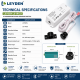 LEYDEN LS-IR123 220-240V AC IR Wardrobe Door Sensor Switch | Automatic ON/OFF Cabinet Light Sensor | Infrared Door Sensor for Wardrobe, Kitchen Cabinet, Closet, Furniture, Office & Display Lighting