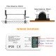 LEYDEN LS-IR123 220-240V AC IR Wardrobe Door Sensor Switch | Automatic ON/OFF Cabinet Light Sensor | Infrared Door Sensor for Wardrobe, Kitchen Cabinet, Closet, Furniture, Office & Display Lighting