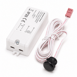 LEYDEN LS-IR123 220-240V AC IR Wardrobe Door Sensor Switch | Automatic ON/OFF Cabinet Light Sensor | Infrared Door Sensor for Wardrobe, Kitchen Cabinet, Closet, Furniture, Office & Display Lighting