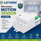 LEYDEN LS-LDN4T Microwave Motion Sensor Switch | 5.8GHz Radar Motion Detector | 360° Detection | Adjustable Time Delay & Sensitivity | 220-240V AC | For LED Lights, Corridors, Staircase, Parking & Security Lighting LEYDEN LS-LDN4T Microwave Motion Sensor Switch | 5.8GHz Radar Motion Detector | 360° Detection | Adjustable Time Delay & Sensitivity | 220-240V AC | For LED Lights, Corridors, Staircase, Parking & Security Lighting