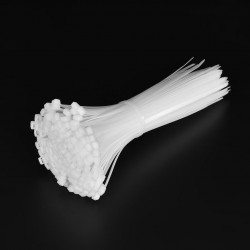 LEYDEN® High Quality 300 x 3.6 MM (12 Inch) Self Locking Nylon Cable Ties, Cable Straps Zip Wire Organizer Tie, UV Protected, Halogen Free White LEYDEN® High Quality 300 x 3.6 MM (12 Inch) Self Locking Nylon Cable Ties, Cable Straps Zip Wire Organizer Tie, UV Protected, Halogen Free White