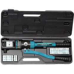 LEYDEN® YQK-400 Hydraulic Crimping Tool 16-400mm² for Copper, 16-300mm² for Aluminum Terminal Pliers, 20 Ton Pressure New Manual Hydraulic Crimper LEYDEN® YQK-400 Hydraulic Crimping Tool 16-400mm² for Copper, 16-300mm² for Aluminum Terminal Pliers, 20 Ton Pressure New Manual Hydraulic Crimper